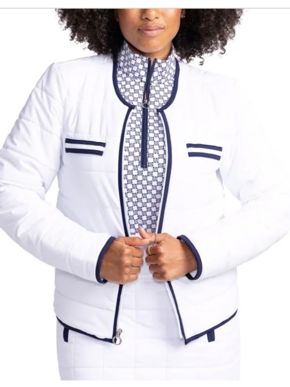 KINONA Womens Polished For Play Golf Jacket